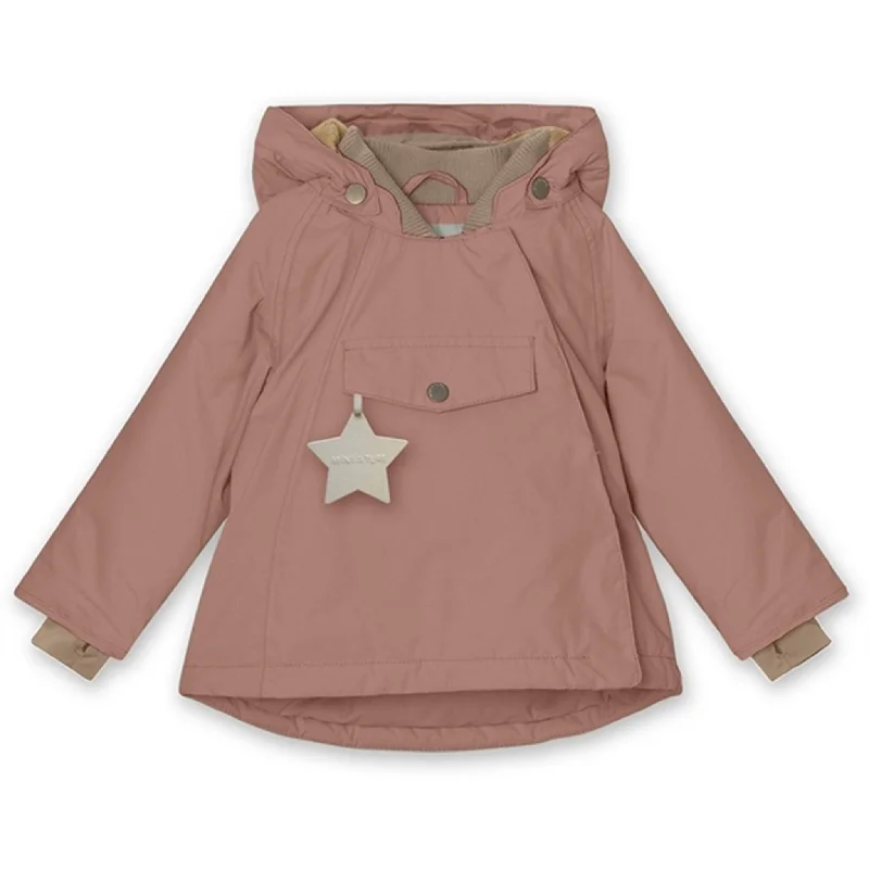 Simple And Comfortable MINI A TURE Wang Fleece Winter Jacket Wood Rose