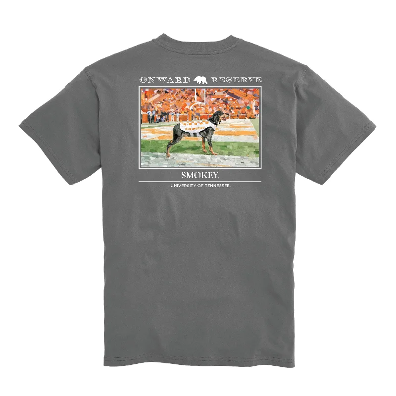 Fresh And Simple Smokey Short Sleeve Tee - Granite