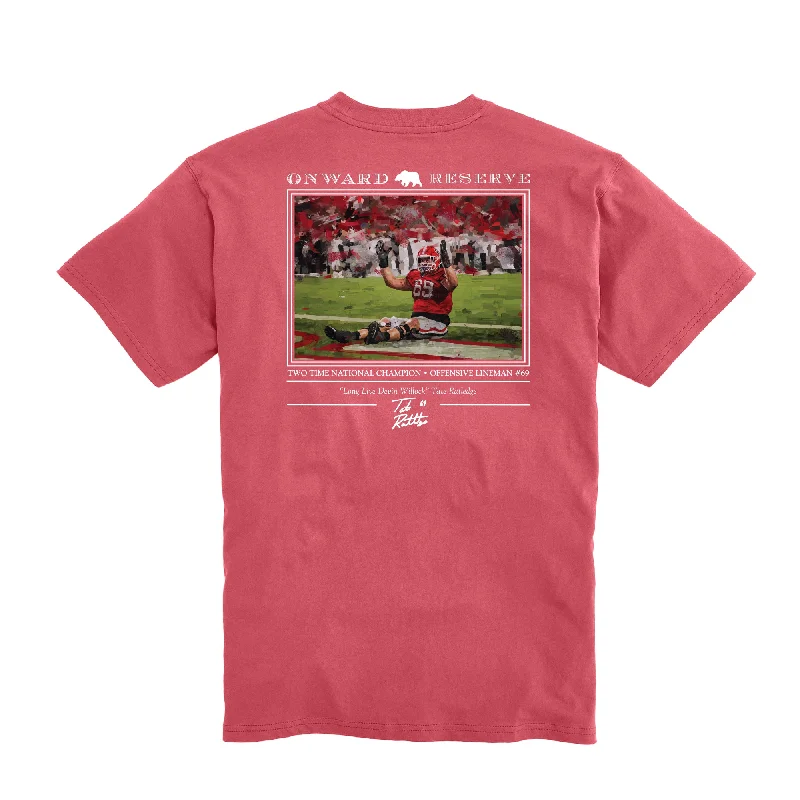 Personalized Design Tate Ratledge Tee - Washed Red
