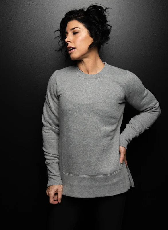 Soft Touch WOMEN'S FOREVER CREWNECK - GREY