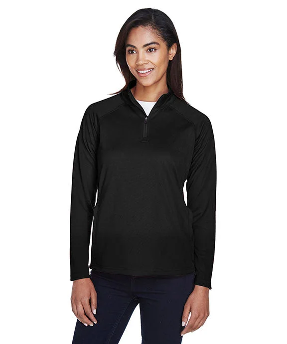 Floral Prints DG440W - Devon & Jones Ladies Stretch Tech-Shell® Compass Quarter-Zip