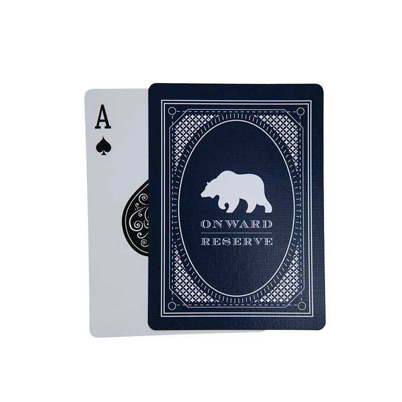 Simple Solid Color Playing Cards - Classic Navy