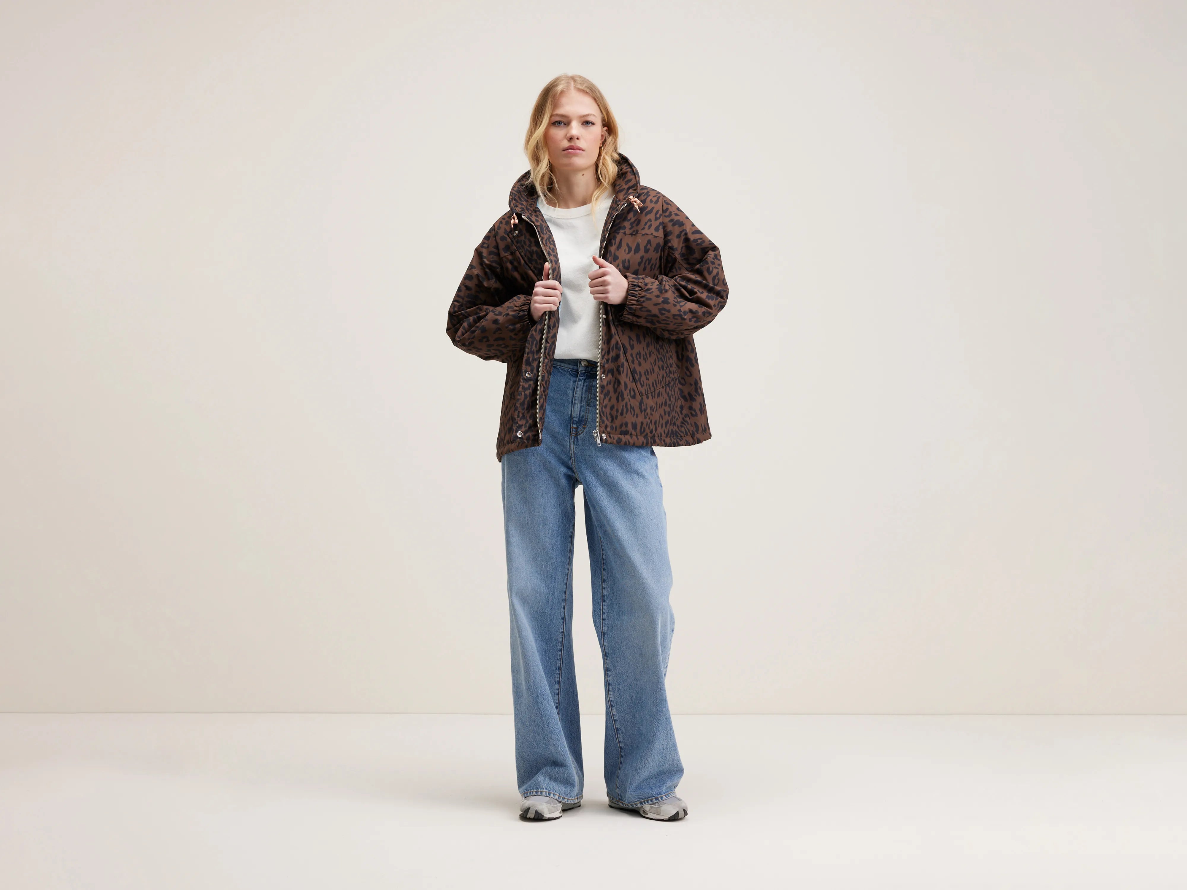 High-end Fabrics Helise water-repellent parka (242 / W / COMBO B)