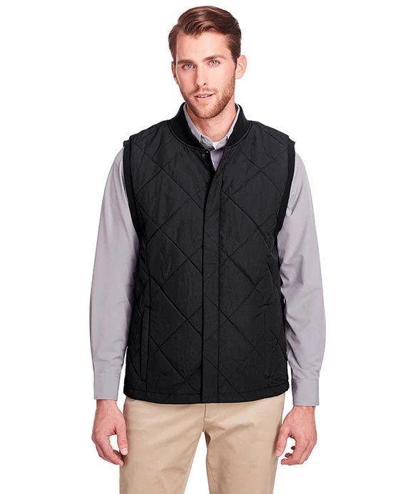 Street Style Suit UC709 - UltraClub Mens Dawson Quilted Hacking Vest