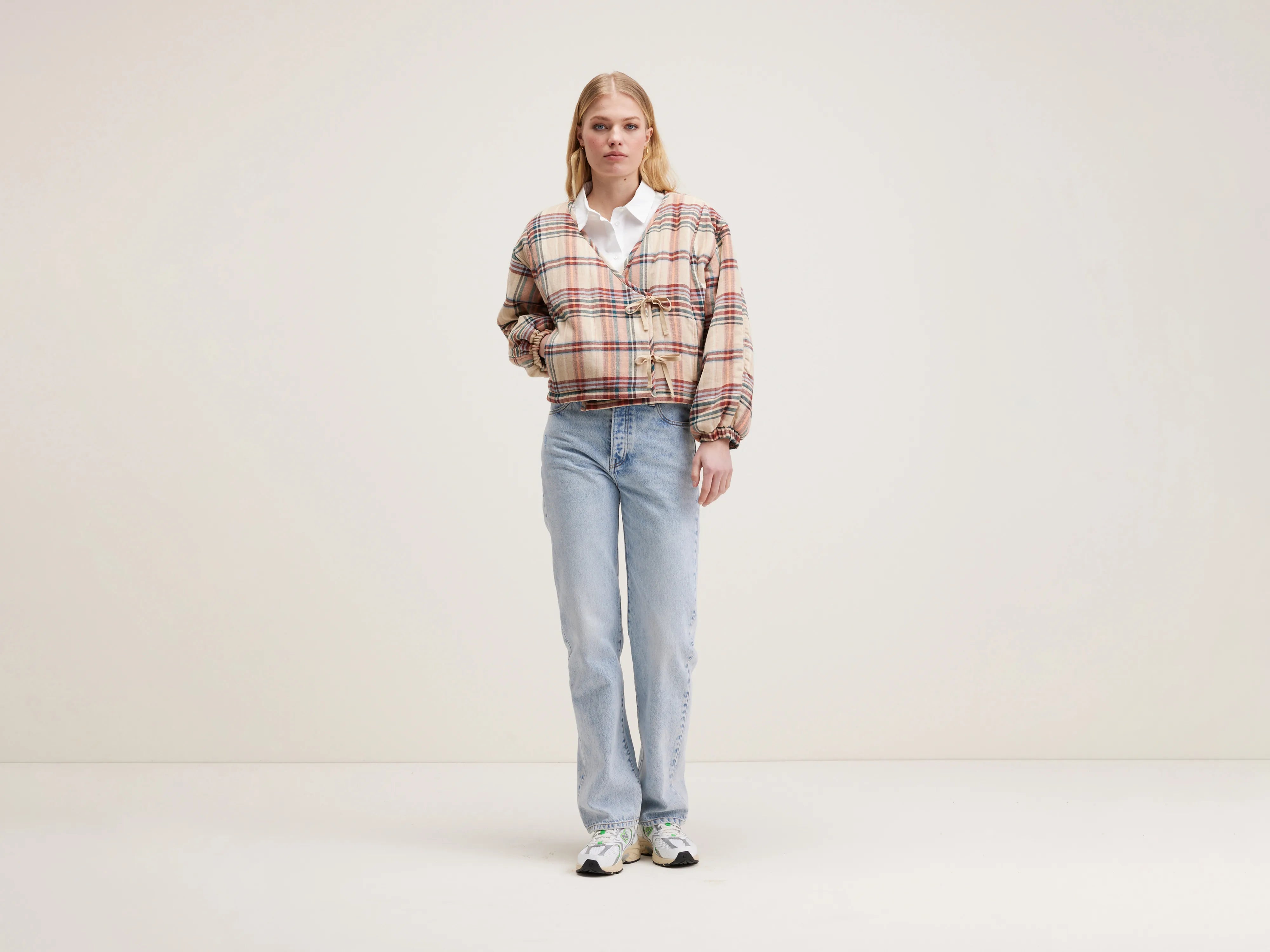 Stylish Comfort Denver kimono-style overshirt (242 / W / CHECK A)