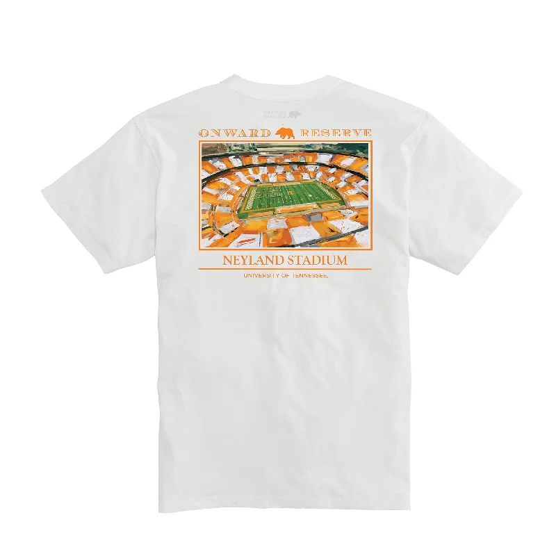 Luxe Comfort Neyland Stadium Tee - White