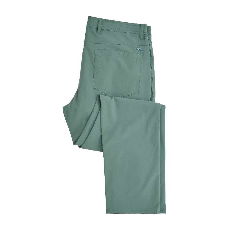 Personalized print Harris Golf Five Pocket Pant - Dark Forest