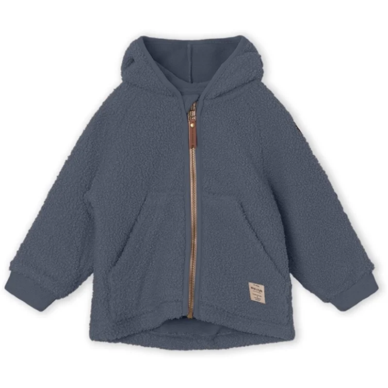 Sports And Leisure MINI A TURE Liff Teddy Fleece Jacket Ombre Blue