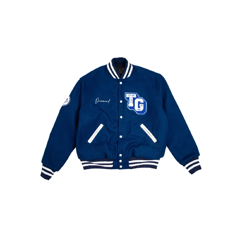 End Of The Year Diamond Supply x Taylor Gang Varsity Jacket
