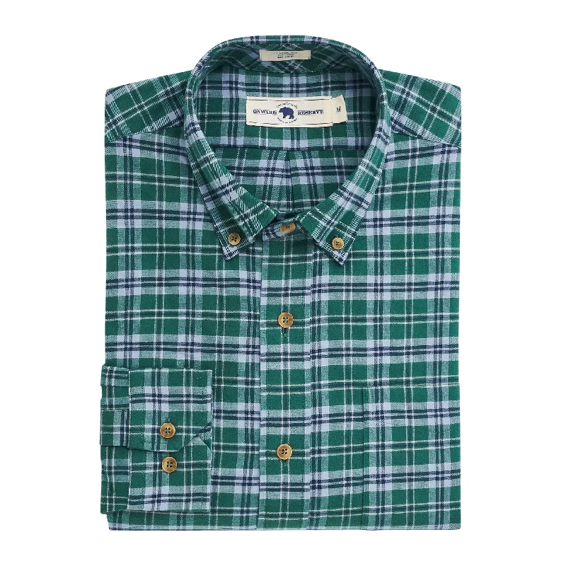 Sweet Style Edinburgh Featherweight Flannel - Bottle Green