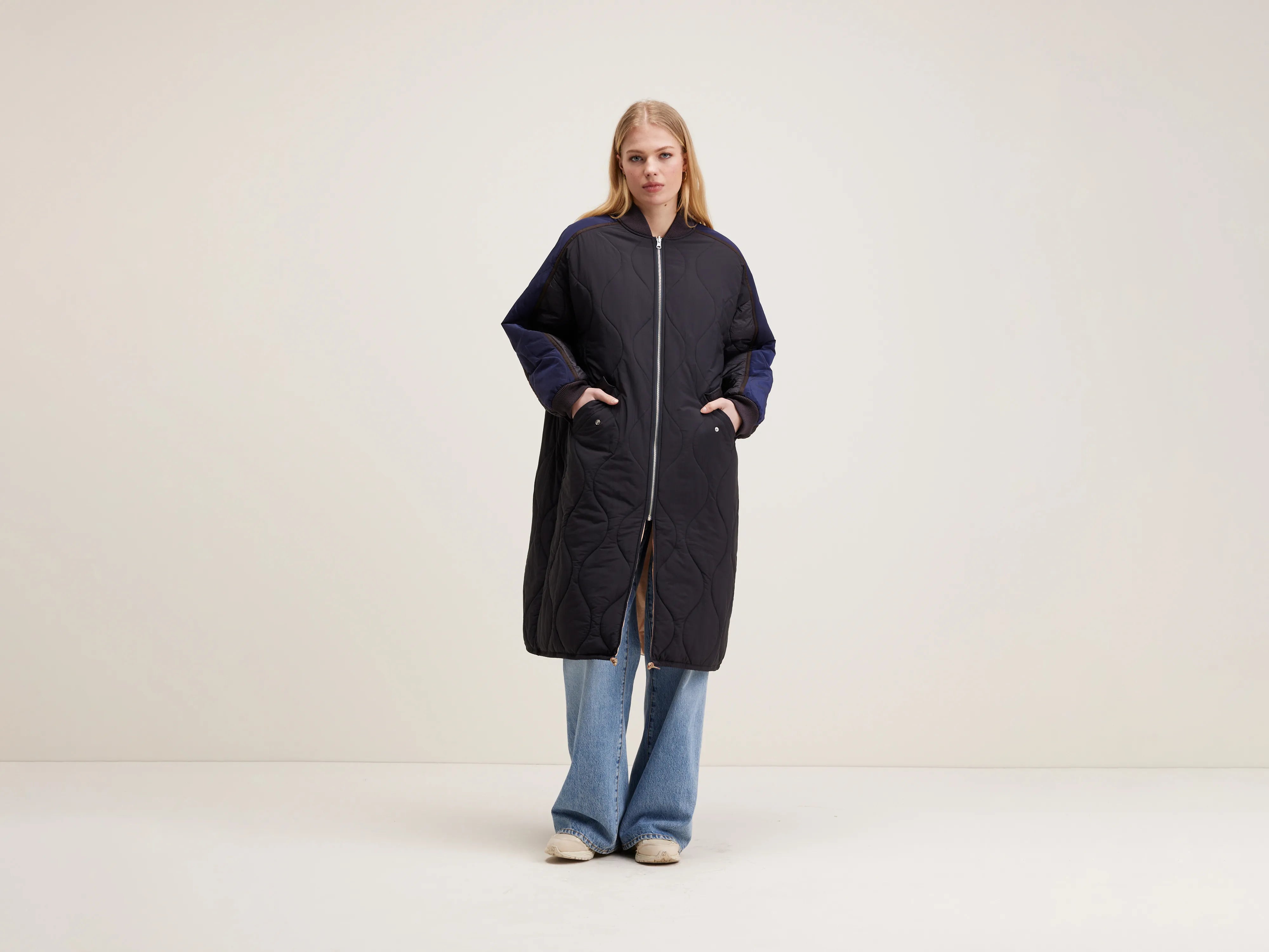 High Street Style Hedge quilted coat (242 / W / BLACK BEAUTY)