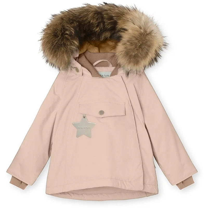 Renaissance Style MINI A TURE Wang Fleece Fur Winter jacket Rose Dust