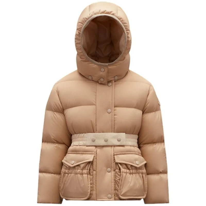 Classic style Moncler Careil Giubotto Down Jacket Beige