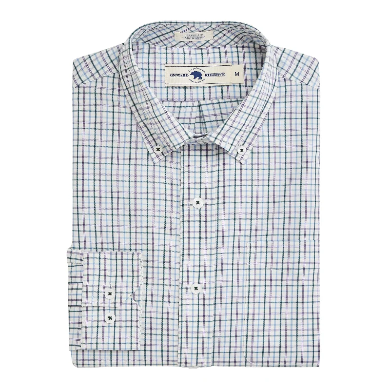 Street Graffiti Design Glencoe Classic Fit Performance Button Down - Forest Biome