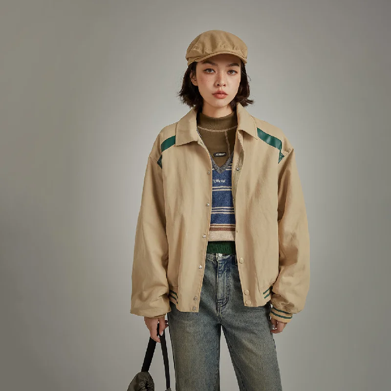 Short skirt design Varsity Loose Fit Jacket