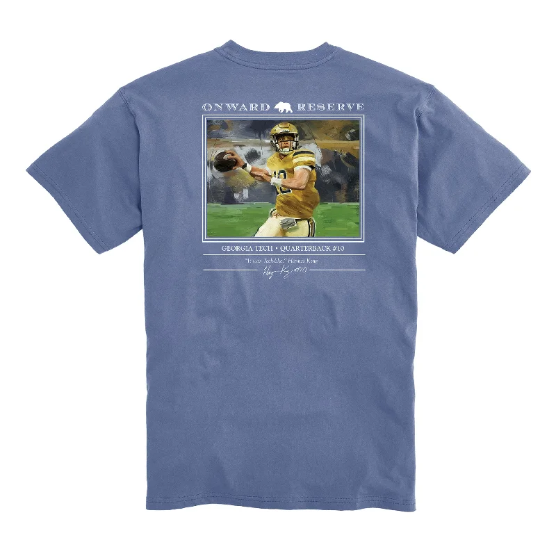 Trendy Looks Haynes King Tee - Washed Blue