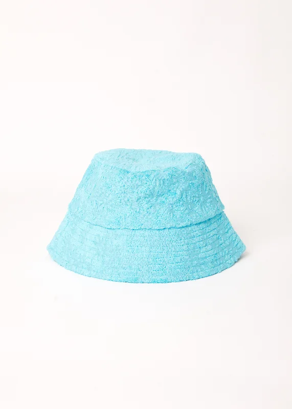 Fashion And Simplicity AFENDS Unisex Moon - Terry Bucket Hat - Blue Daisy