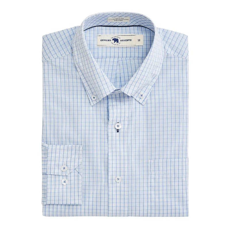 Cozy Sweaters Hilton Classic Fit Quad Button Down - Endless Sky