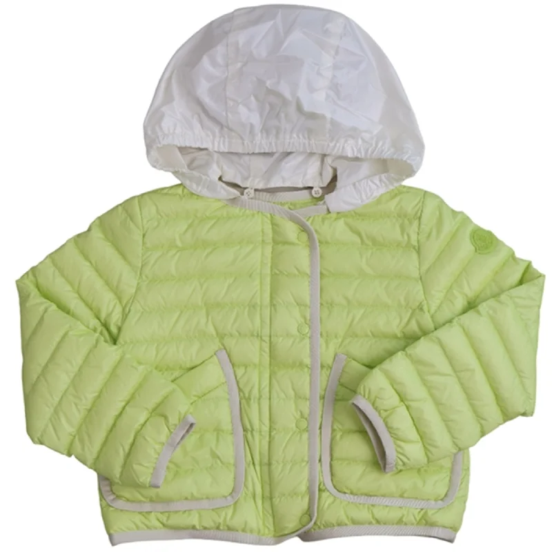 Letter embroidery Moncler Muzelle Down Jacket Yellow