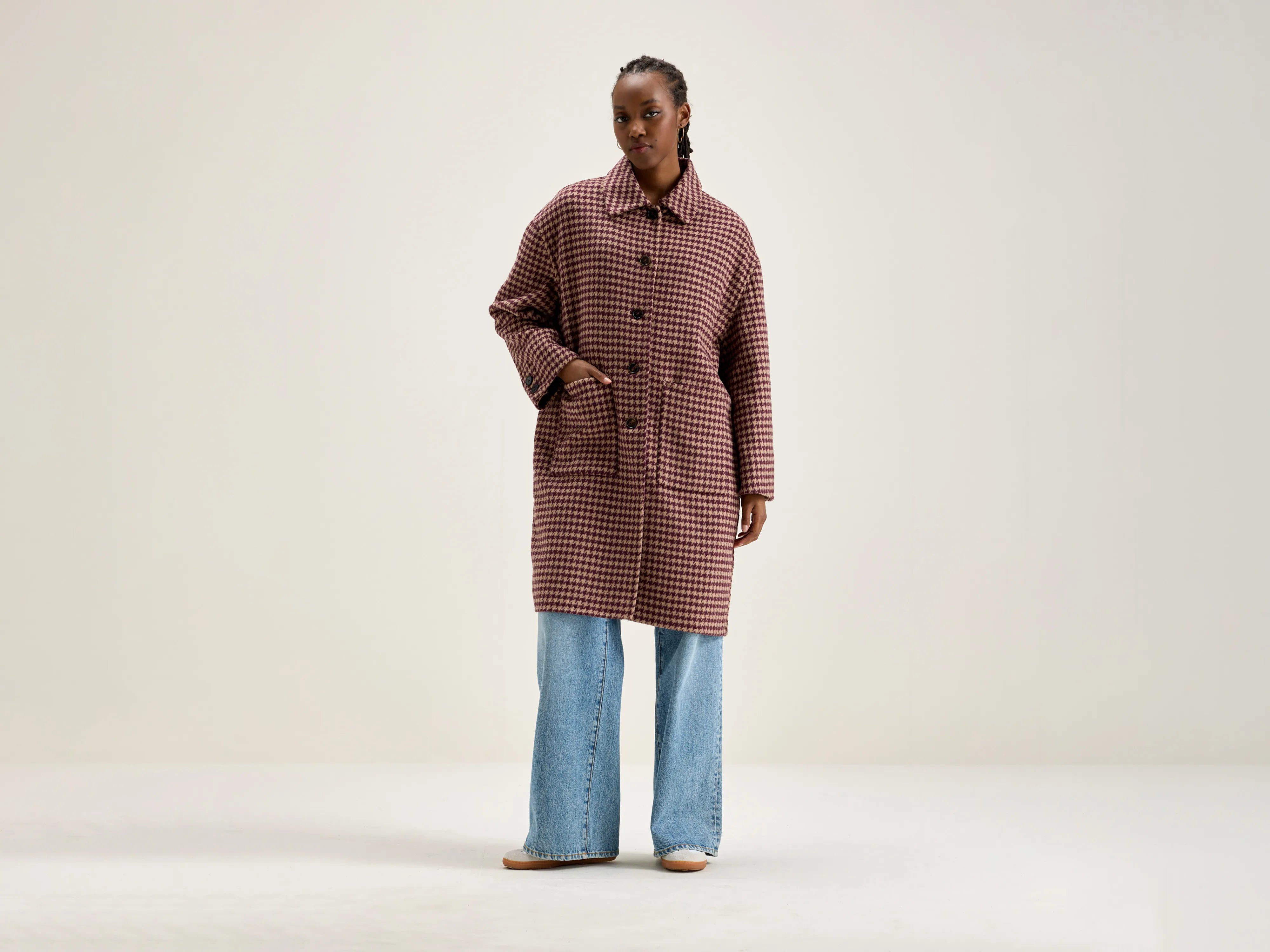 Sports Zipper Style Joanne classic coat (242 / W / COMBO A)