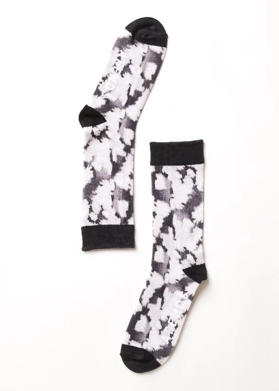 Sports Functional Style AFENDS Unisex Linger - Unisex Crew Socks - Black