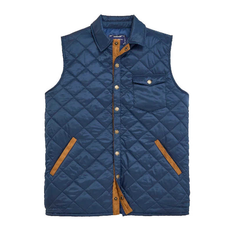 Casual Wear Braswell Vest - Blue Indigo
