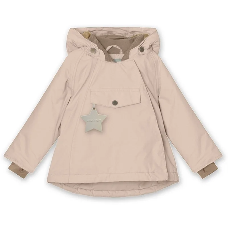 Free And Comfortable MINI A TURE Wang Fleece Winter Jacket Rose Dust