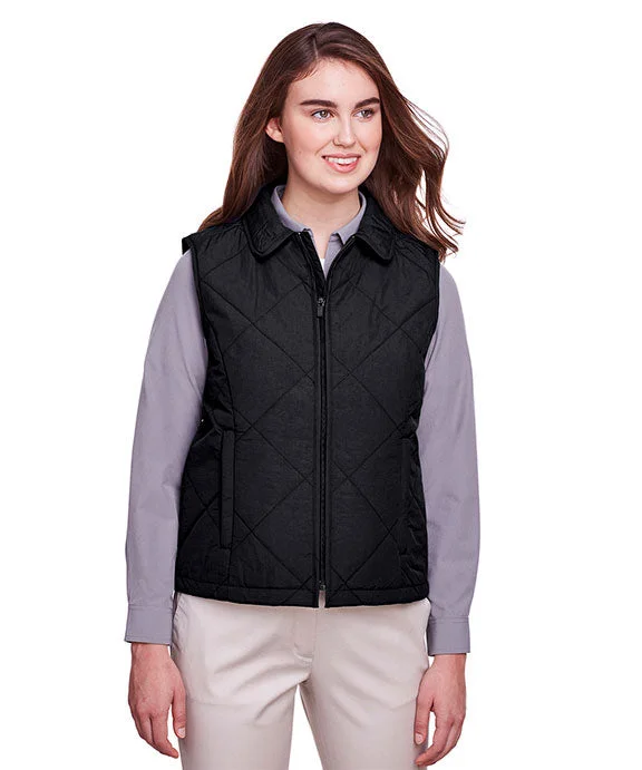 Street Casual Style UC709W - UltraClub Ladies Dawson Quilted Hacking Vest