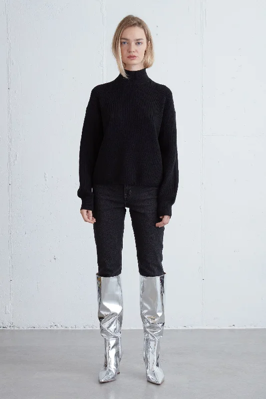 Easy Chic MOCKNECK SWEATER