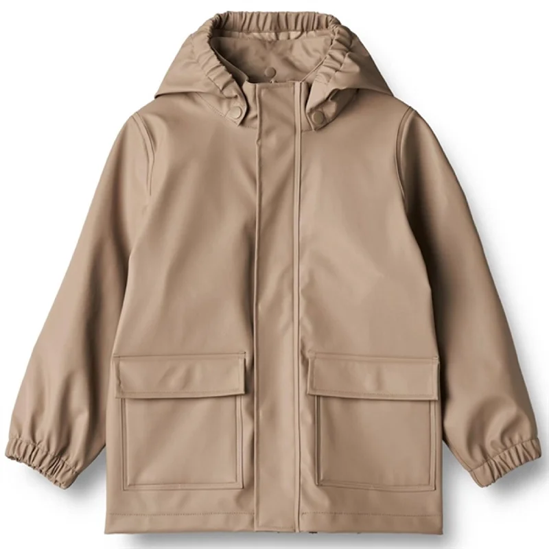 British Style Wheat Rain Jacket Ola Beige Stone