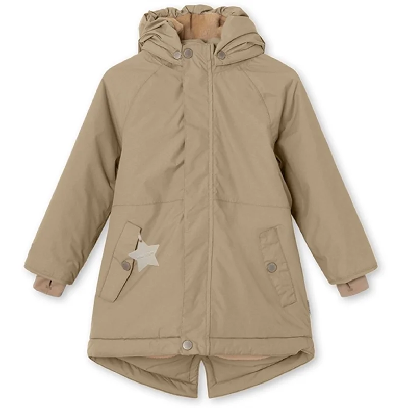 New Design MINI A TURE Vikana Fleece Winter Jacket Savannah Tan
