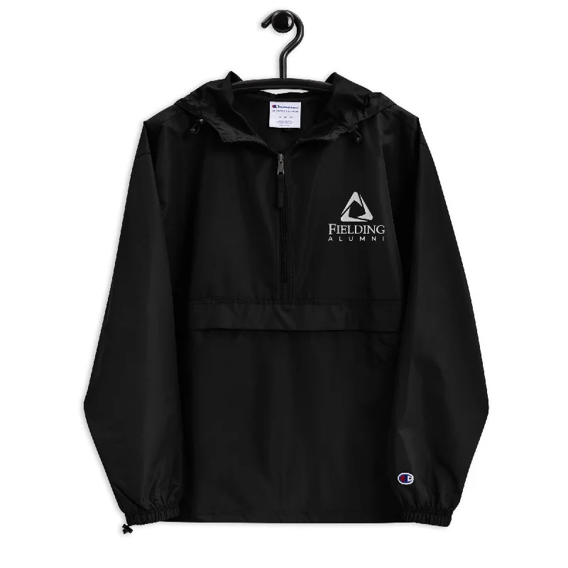 Elegant And Elegant Unisex Packable Jacket  | Embroidered Alumni Logo