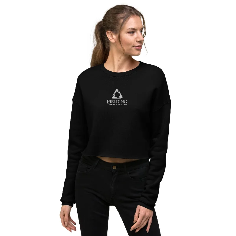 Casual And Casual Women's Cropped Sweatshirt | Embroidered Fielding Logo