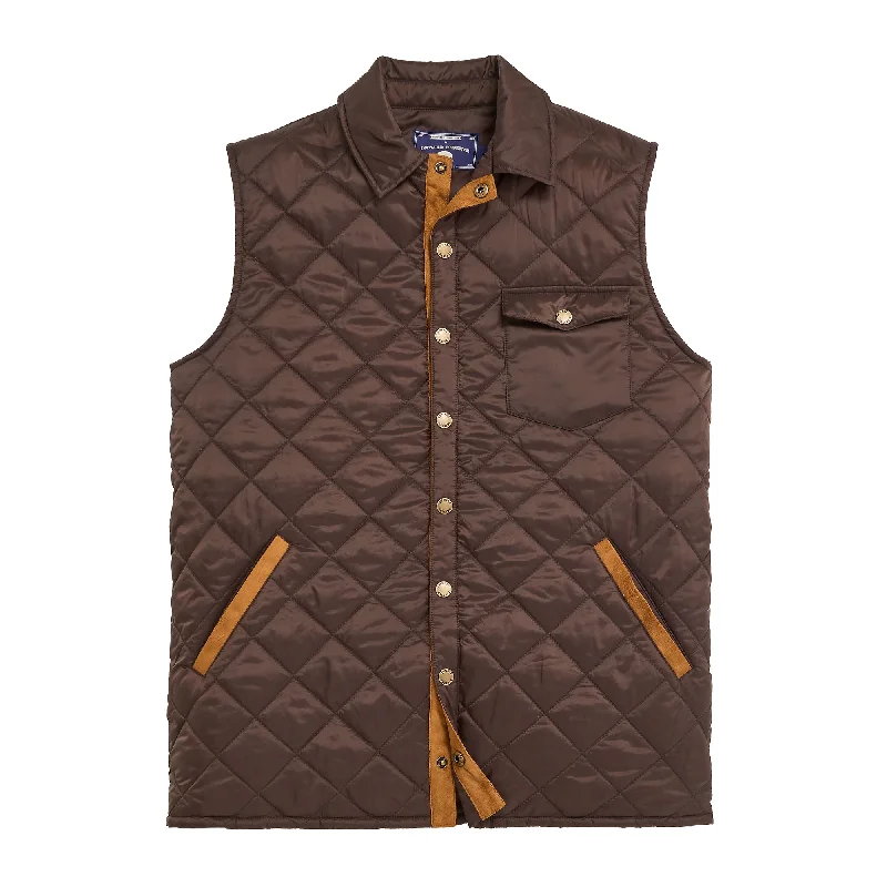 Elegant Comfort Braswell Vest - Dark Brown