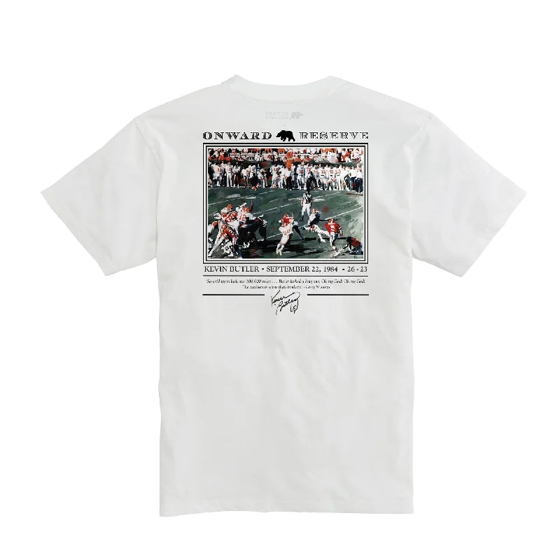 Sporty Elegance Kevin Butler Tee - White