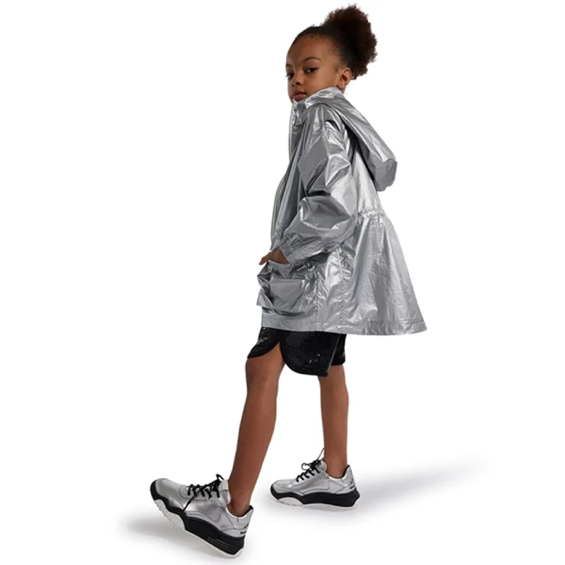 Stunning Fashion Little Marc Jacobs Light Grey Hooded Windbreaker
