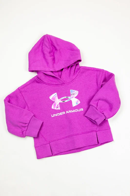 Stylish Ease Under Armour Big Logo Hoodie | Vivid Magenta