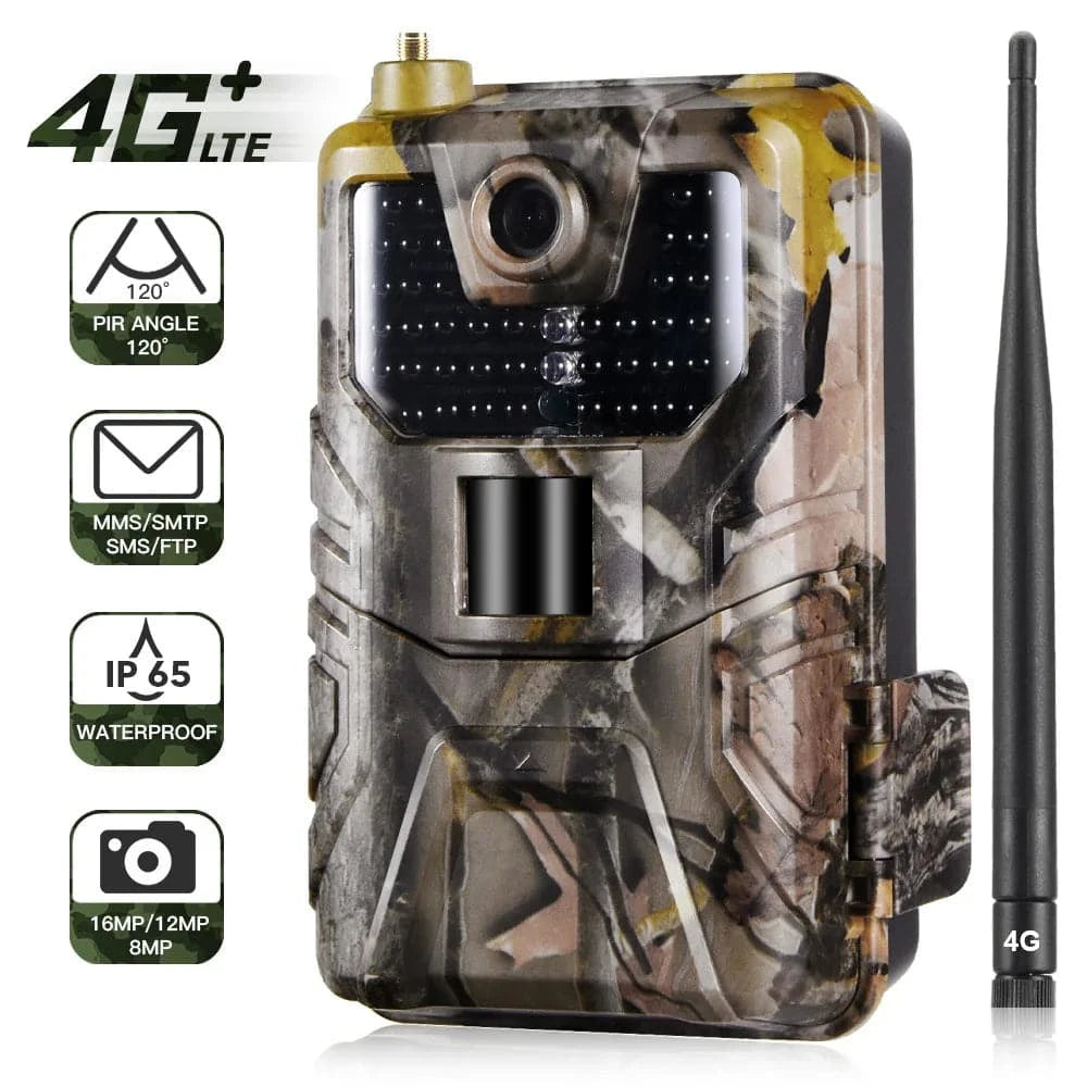 Fashionable Items 4G Hunting Trail Camera 16MP 1080P 0.3s Trigger Speed Infrared Wildlife Night Vision Camera Fashionable Items 4G Hunting Trail Camera 16MP 1080P 0.3s Trigger Speed Infrared Wildlife Night Vision Camera