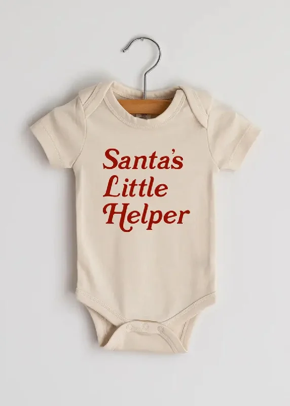 Luxury And Elegant Santa's Little Helper Onesie