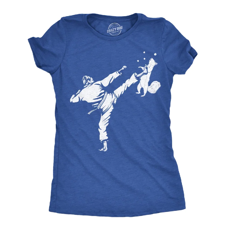 Fashion Selection Karate Kicked Squirrel Women's T Shirt