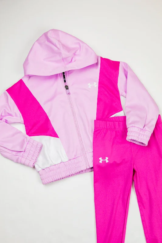 Everyday Style Under Armour Full Zip Hoodie Set | Stellar Pink