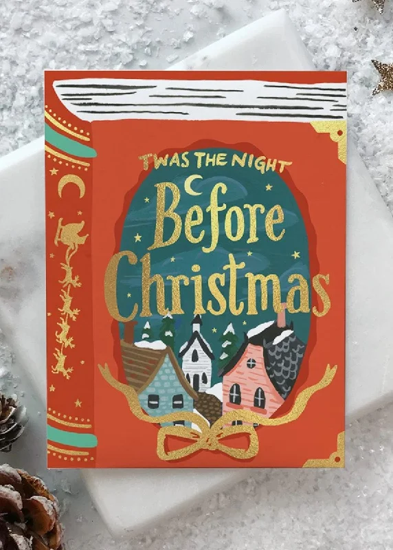 Comfortable Sweaters Christmas Book Card