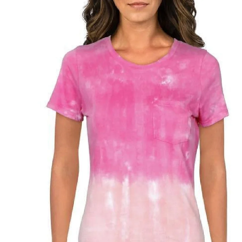 Lively And Youthful Generation Love Women's Holly Dip Dye T-Shirt Dress Pink Size X-Small