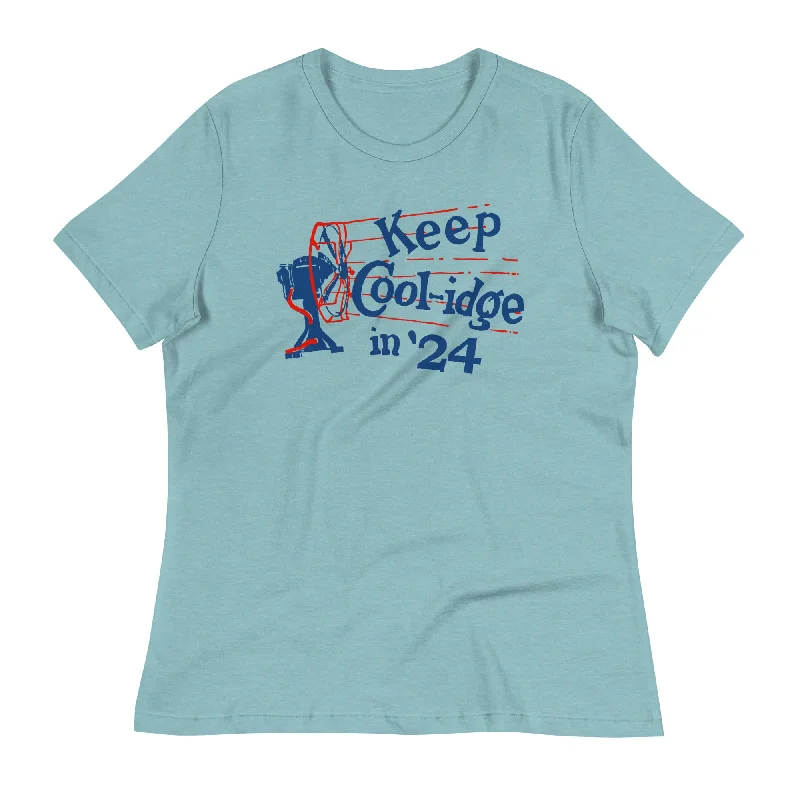 Simple research Keep Coolidge Vintage Calvin Coolidge Women's Relaxed T-Shirt