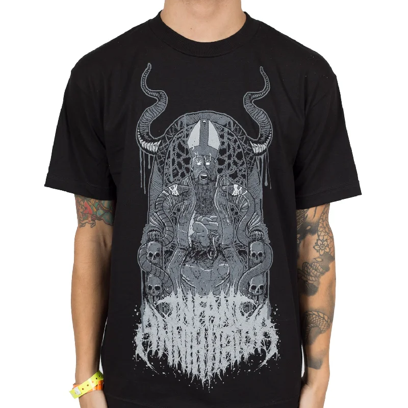 Elegant And Charming Infant Annihilator "Priest Throne" T-Shirt