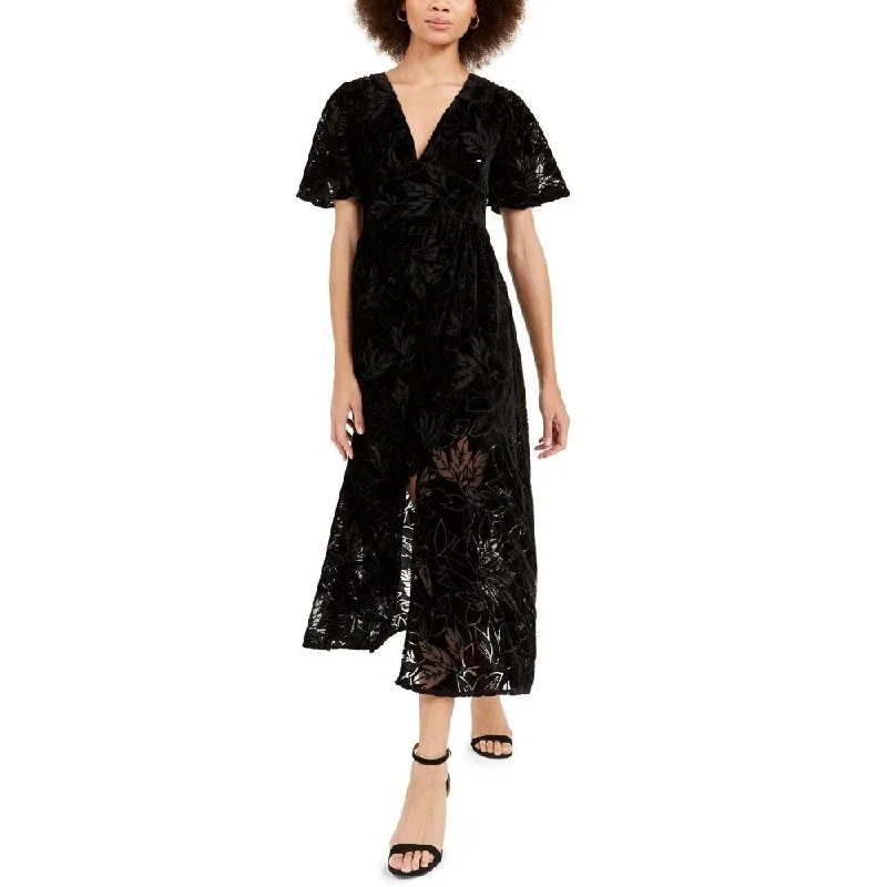 Trendy Items French Connection Women's Hanna Velvet Devore Dress Black Size 2