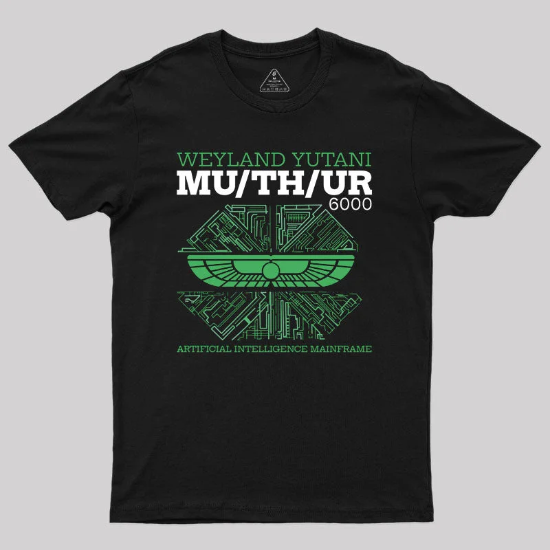 Fashionable and versatile MU/TH/ER Artificial Intelligence System T-Shirt