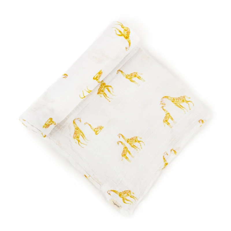 Sports fitness shoes Pehr Swaddle Blanket in Follow Me Giraffe