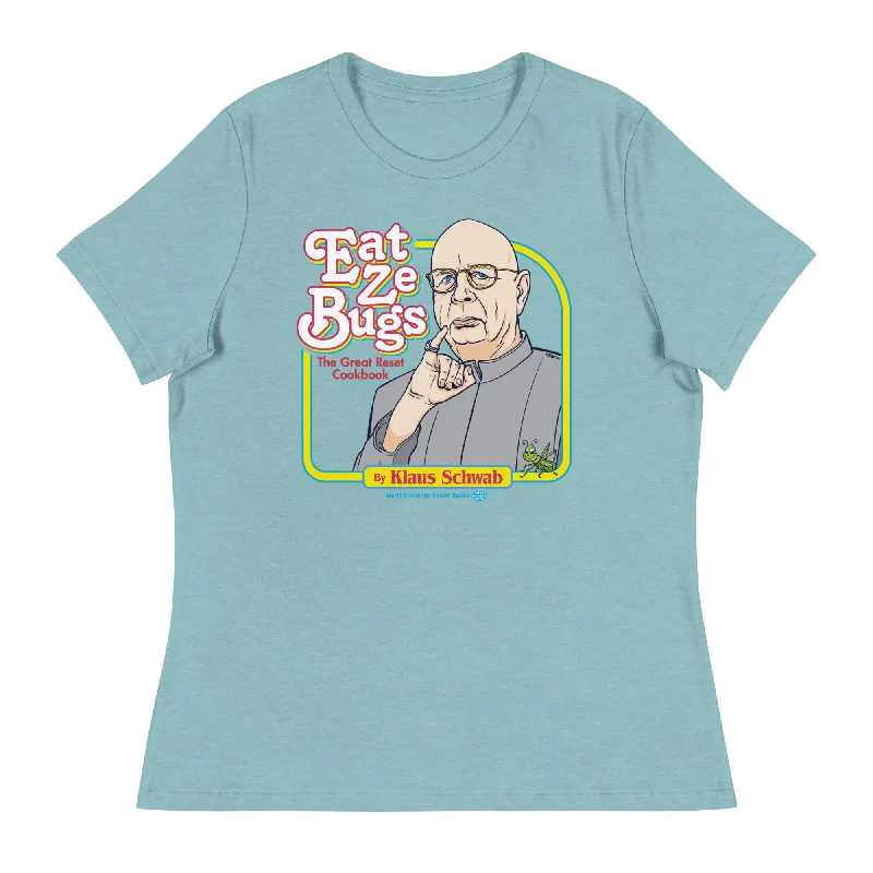 Sports Zipper Style Eat Ze Bugs with Klaus Women's Relaxed T-Shirt