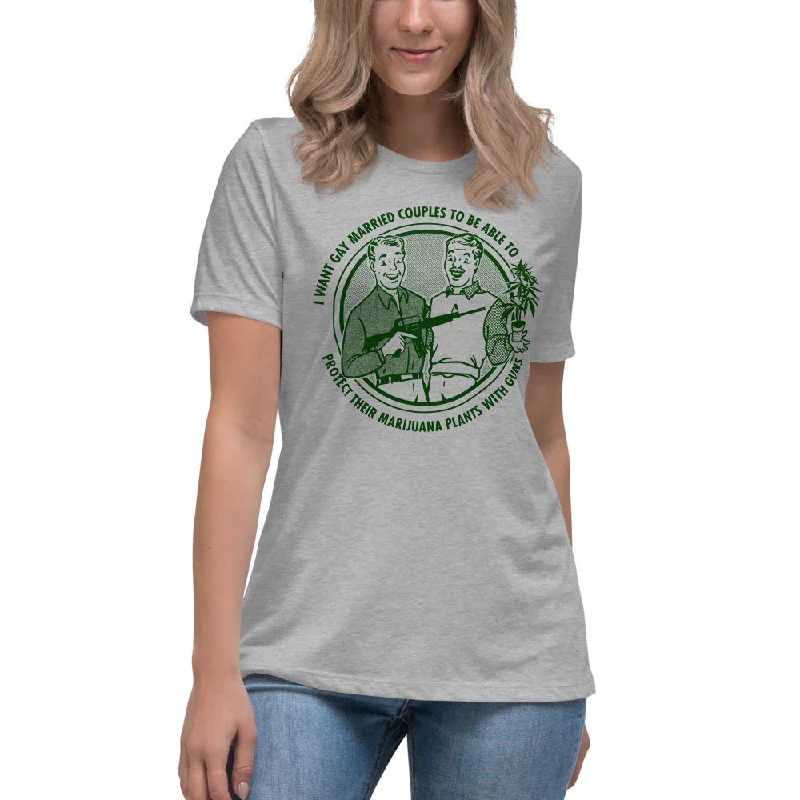 Casual Elegance I Want Gay Married Couples Women's Relaxed T-Shirt